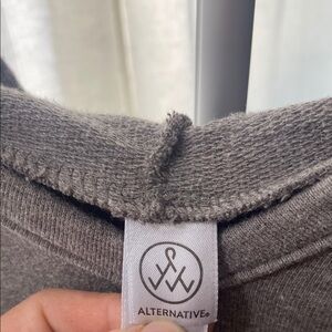 Gray Hoodie with Stylish Logo pure Barre